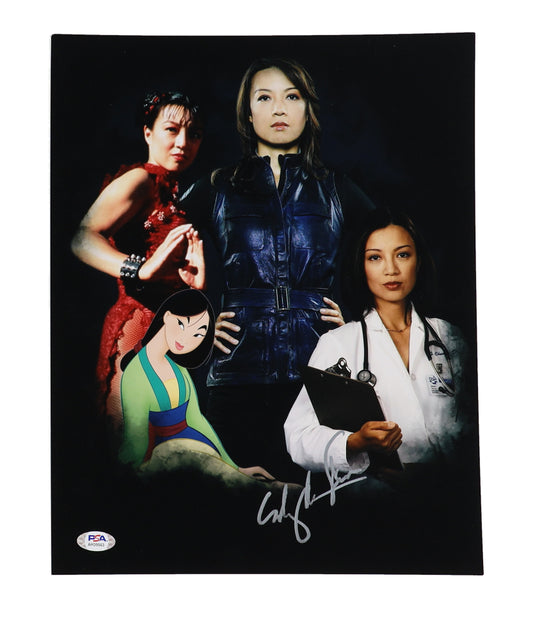 Ming-Na Wen Signed 11x14 Photo (PSA)