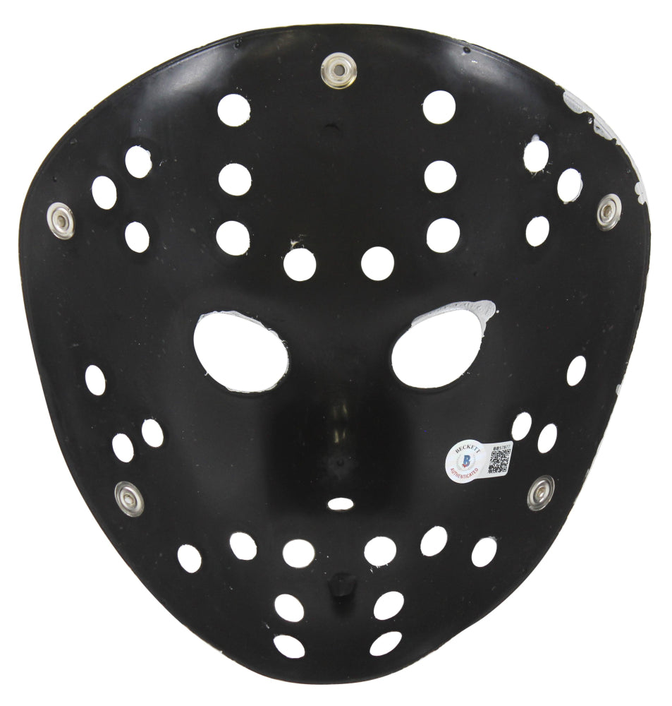 Ari Lehman Signed (Beckett) Jason "Friday the 13th" Mask Inscribed "Jason 1" - Beckett Witnessed