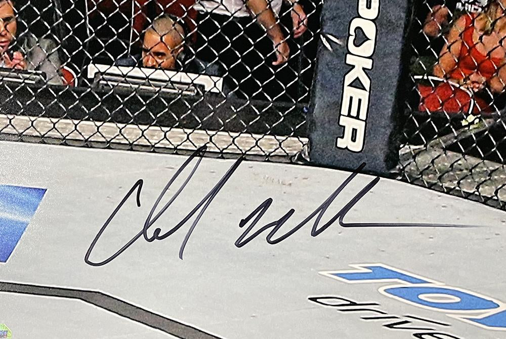 Chad Mendes Signed UFC 16x20 Photo (Fanatics)