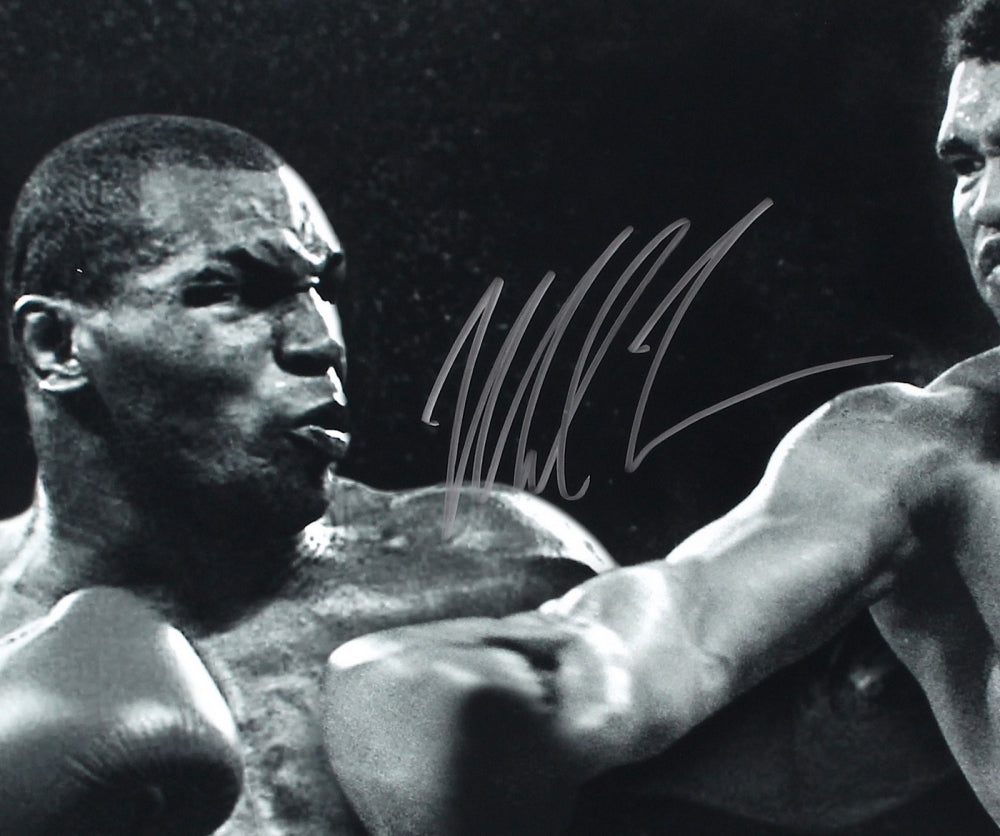 Mike Tyson Signed 16x20 Photo (JSA) JSA Witnessed