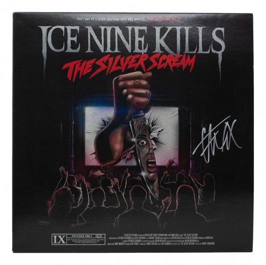 Spencer Charnas Signed Ice Nine Kills "The Silver Scream" Vinyl Record Album Cover (JSA) JSA Witnessed