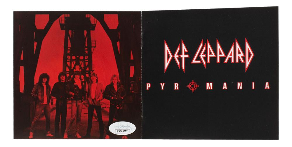 Joe Elliott Signed Def Leppard "Pyromania" CD Album (JSA)