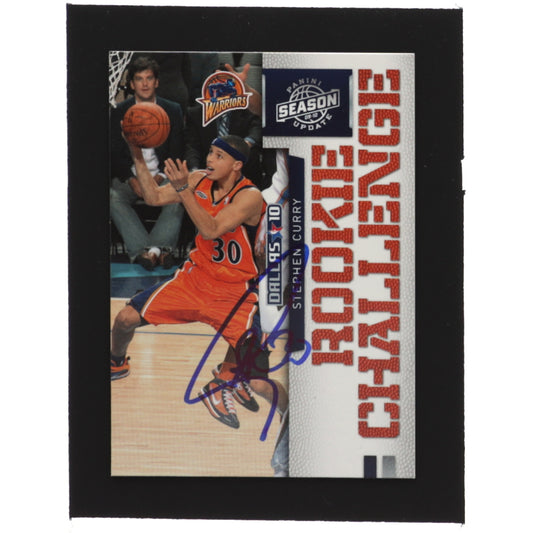 Stephen Curry Signed 2009-10 Panini Season Update Rookie Challenge #1 RC (Curry)