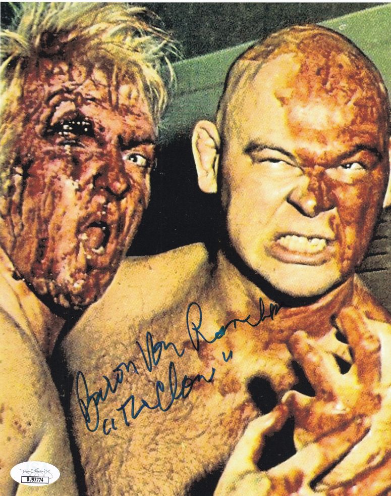 Baron von Raschke "The Claw" Signed 8x10 Photo (JSA COA)