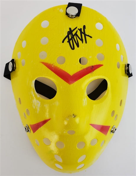 Spencer Charnas Signed Friday the 13th Mask (JSA Witness COA)
