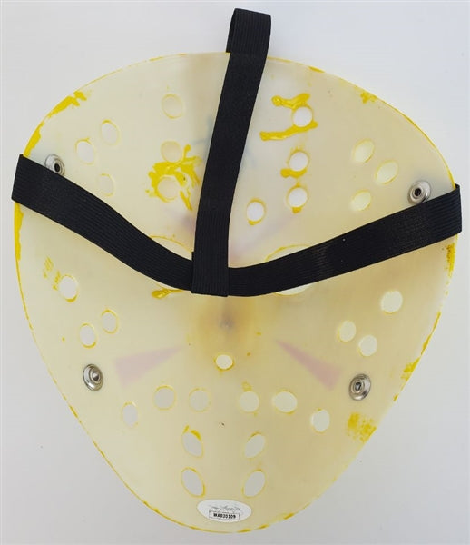 Spencer Charnas Signed Friday the 13th Mask (JSA Witness COA)