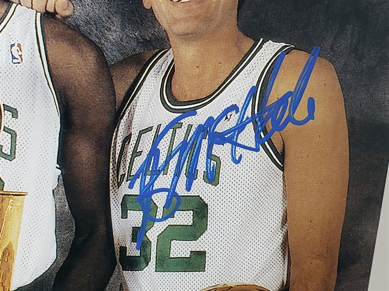 Larry Bird, Kevin McHale & Robert Parish Signed Boston Celtics 16x20 Photo (JSA COA)