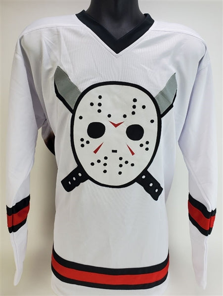 Ari Lehman "Jason 1 - I Kill People!" Signed (JSA COA) Jason Voorhees Hockey Jersey