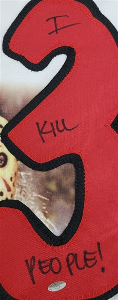 Ari Lehman "Jason 1 - I Kill People!" Signed (JSA COA) Jason Voorhees Hockey Jersey