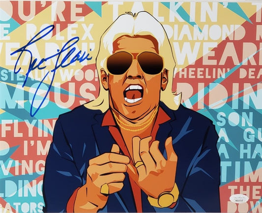 Ric Flair Signed WWE 11x14 Photo (JSA Witness COA)
