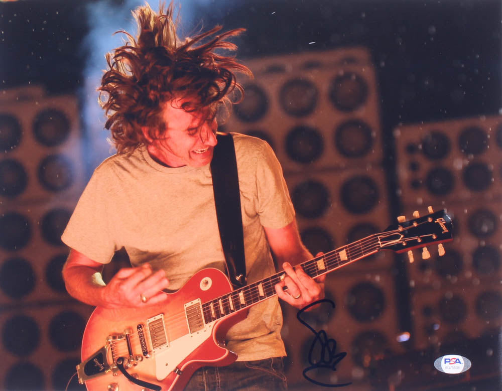 Stone Gossard Signed "Pearl Jam" 11x14 Photo (PSA COA)