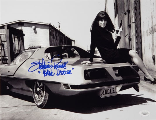 Stefanie Powers "April Dancer" Signed (JSA COA) The Girl from U.N.C.L.E. 11x14 Photo