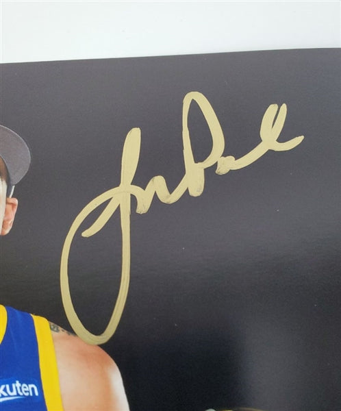 Jordan Poole Signed Warriors 8x10 Photo (Beckett Witness Jordan Poole Signed Warriors 8x10 Photo (Beckett Witness