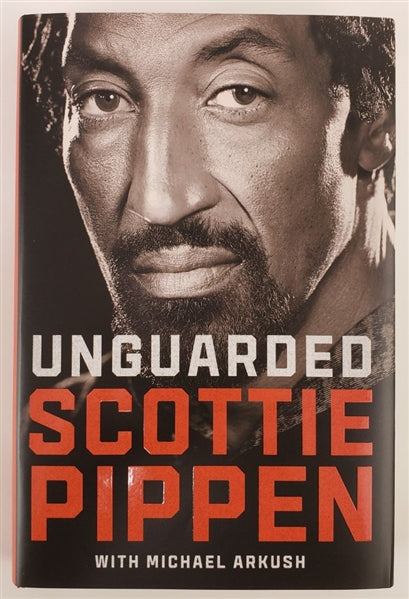 Scottie Pippen Signed Book- Unguarded (JSA COA)