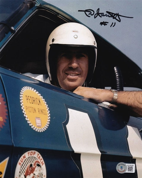 Ned Jarrett Signed NASCAR 8x10 Photo (Beckett Certified)