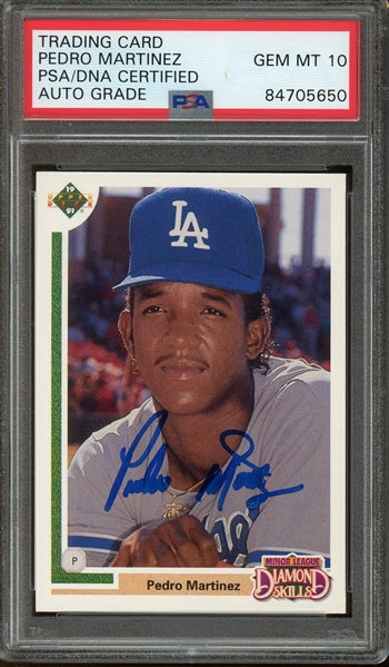 Pedro Martinez Signed 1991 Upper Deck Final Edition RC #2F - Auto Graded 10 - (PSA/DNA Encapsulated) - Rookie Card