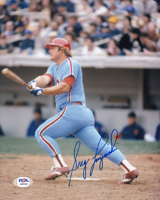 Greg Luzinski Signed Philadelphia Phillies 8x10 Photo (PSA/DNA COA)