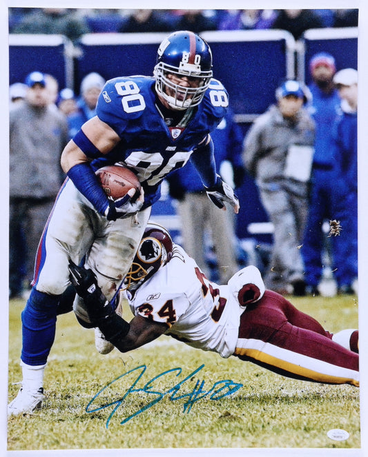 Jeremy Shockey Signed Giants 16x20 Photo (JSA)