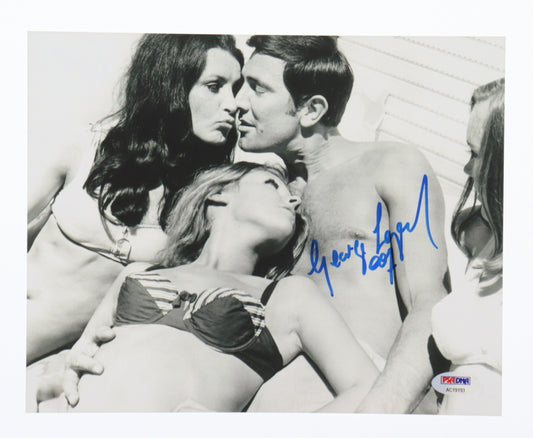 George Lazenby Signed (PSA) "On Her Majesty's Secret Service" 8x10 Photo Inscribed "007" - James Bond