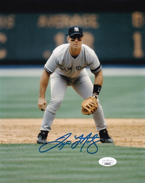 Tino Martinez Signed Yankees 8x10 Photo (JSA COA)