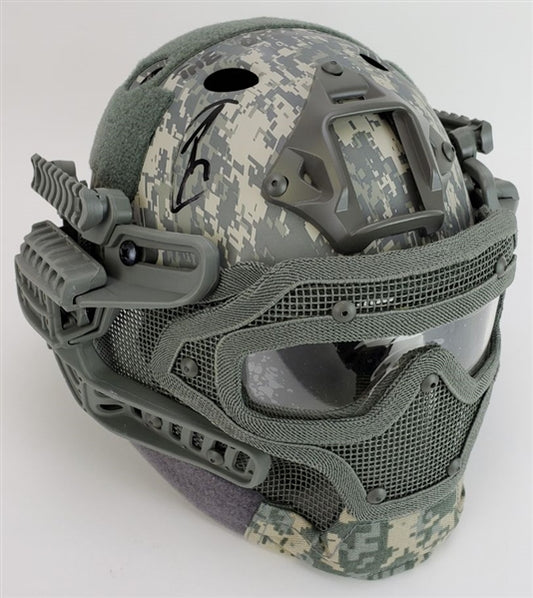 Robert O'Neill "The Operator" Signed (PSA/DNA ITP COA) Navy SEAL Storm Gray Tactical Helmet