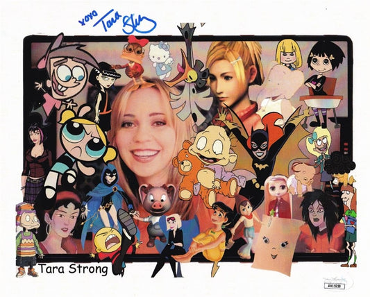 Tara Strong "XOXO" Signed 8x10 Photo (JSA COA)