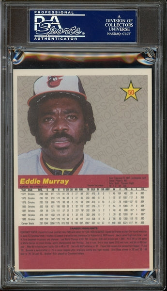 Eddie Murray Signed 1984 Donruss Action All-Star #50- PSA/DNA Authentic