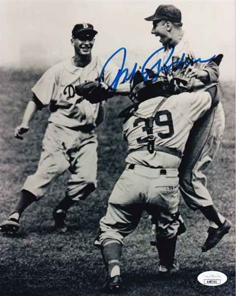 Johnny Podres Signed Dodgers 8x10 Photo (JSA COA)