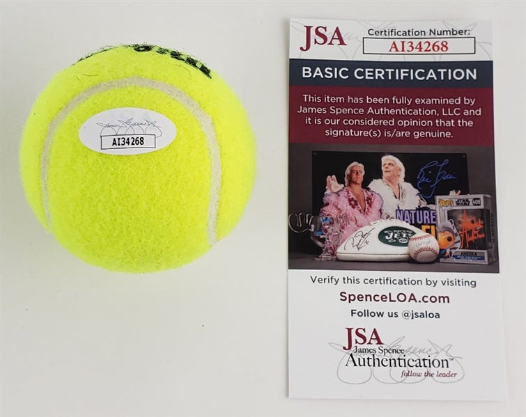 Andy Roddick Signed Wilson Tennis Ball (JSA COA)