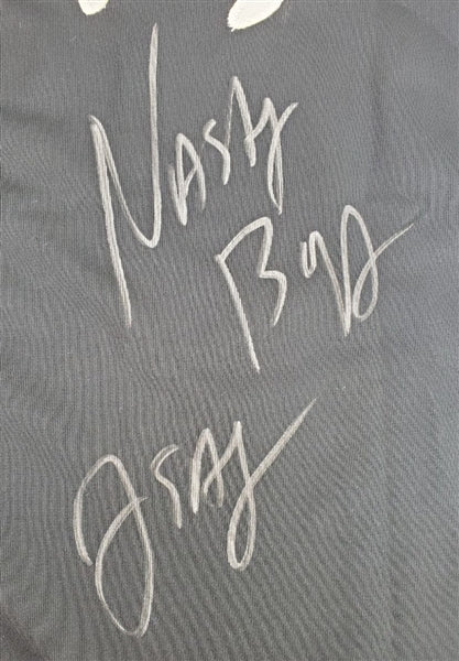 Brian Knobbs & Jerry Sags "Nasty Boys" Signed (JSA) WWF The Nasty Boys Custom Shirt (JSA Witness COA)