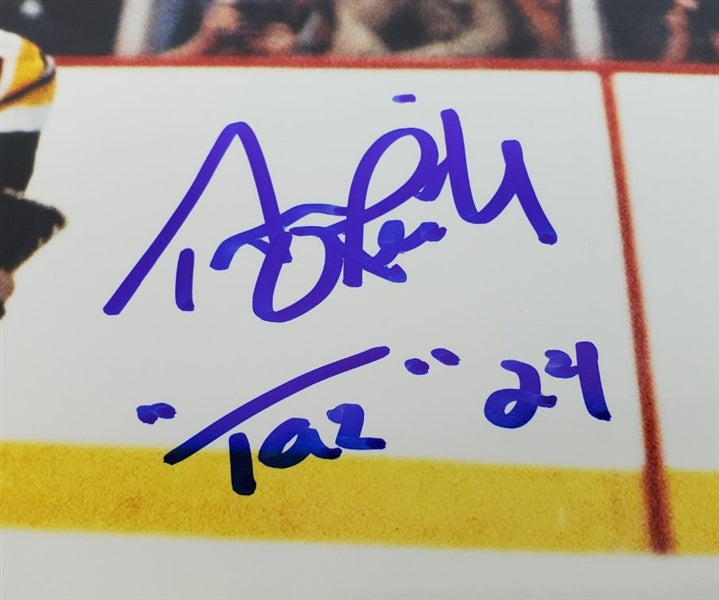 Terry O'Reilly "Taz" Signed Bruins 8x10 Photo (JSA COA)