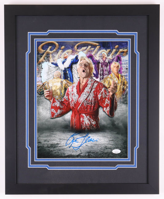 Ric Flair Signed Custom Framed Photo (JSA)