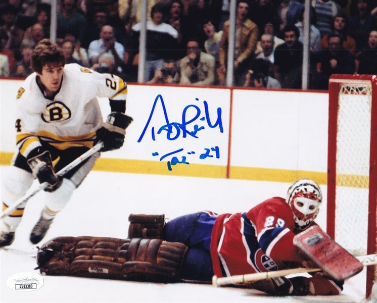Terry O'Reilly "Taz" Signed Bruins 8x10 Photo (JSA COA)