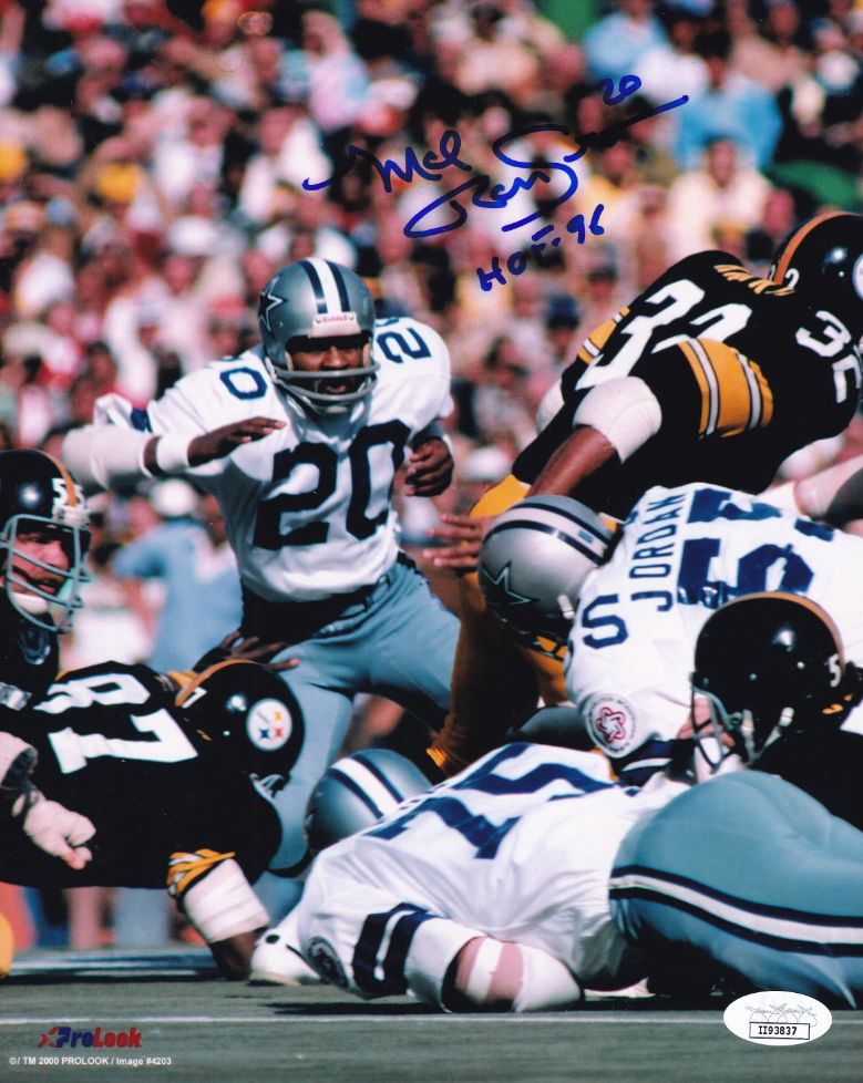 Mel Renfro "HOF 96" Signed Dallas Cowboys 8x10 Photo (JSA COA)