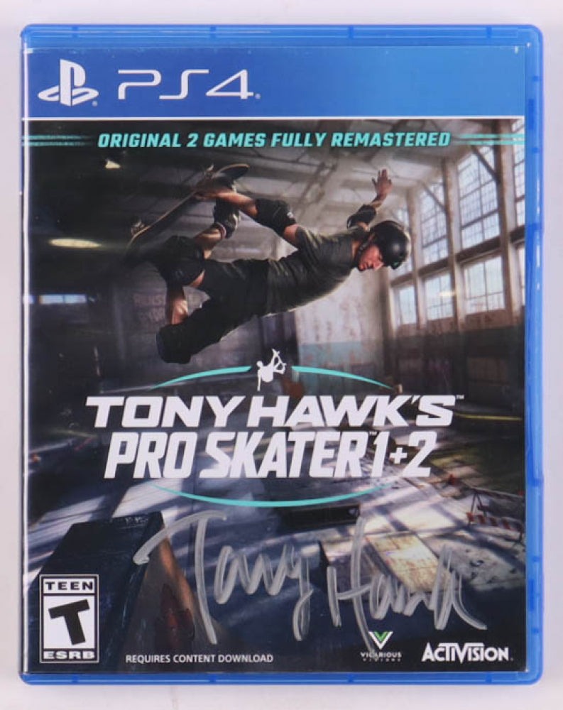 Tony Hawk Signed (JSA) "Tony Hawk's Pro Skater 1+2" Game Cube Game Case