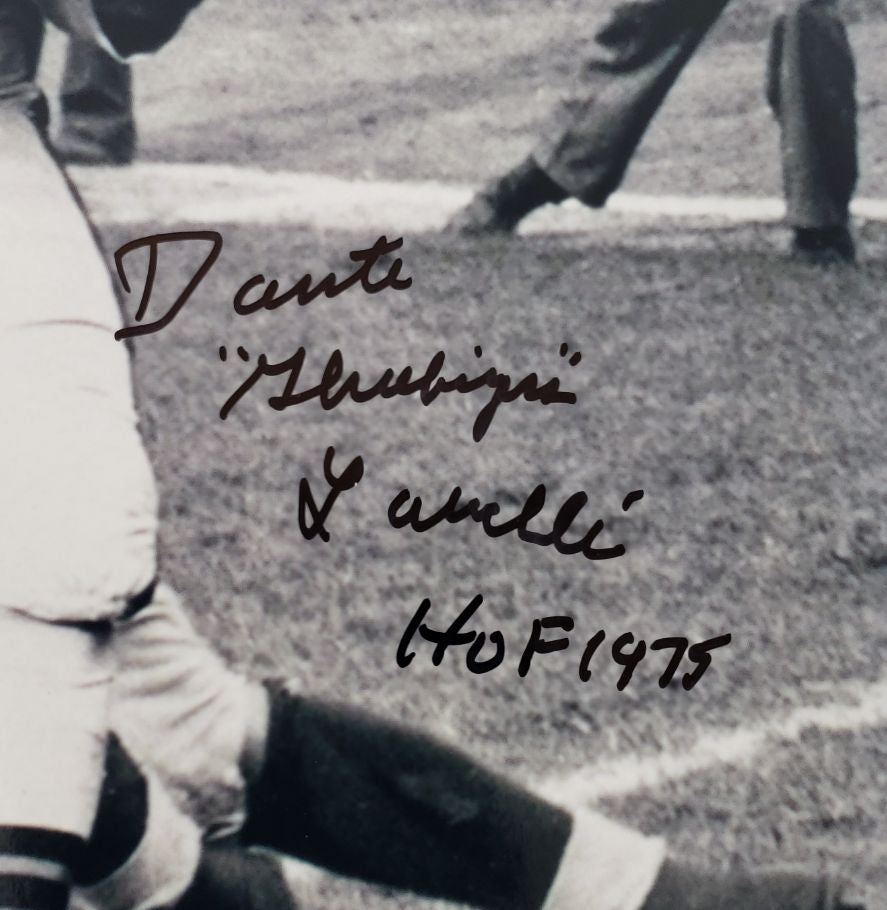 Dante "Gluefingers" Lavelli Signed (JSA COA) Cleveland Browns 8x10 Photo