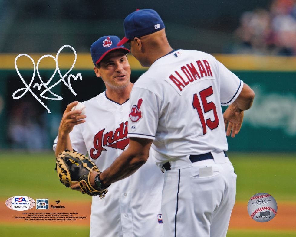 Omar Vizquel Signed Cleveland Indians 8x10 Photo (PSA/DNA ITP COA)