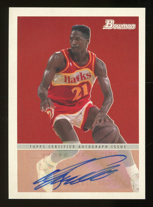 Dominique Wilkins signed 2009 Bowman 1948 Style #48A-DWI