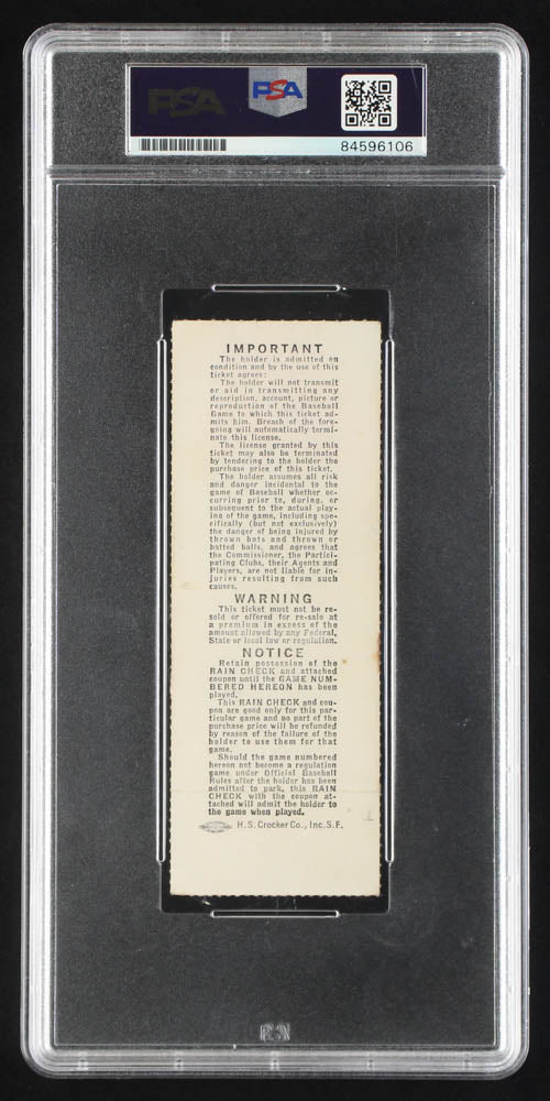 Reggie Jackson Signed 1974 World Series Game 4 Ticket Inscribed "5x WS Champ" - Autograph Graded PSA 10