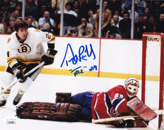 Terry O'Reilly "Taz" Signed Bruins 8x10 Photo (JSA COA)