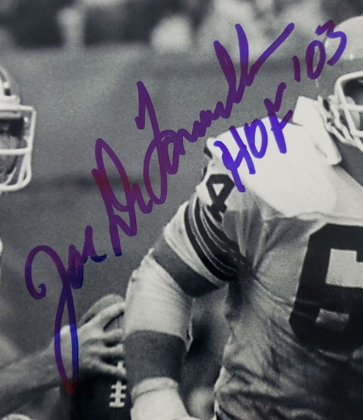 Joe DeLamielleure "HOF 03" Signed Cleveland Browns 8x10 Photo (JSA COA)