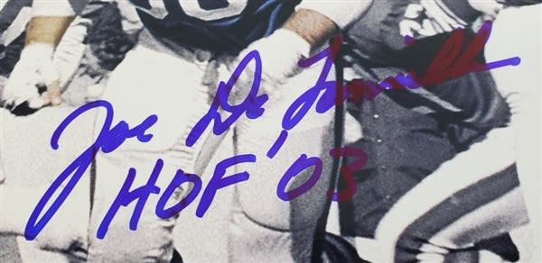 Joe DeLamielleure "HOF 03" Signed Buffalo Bills 8x10 Photo (JSA COA)
