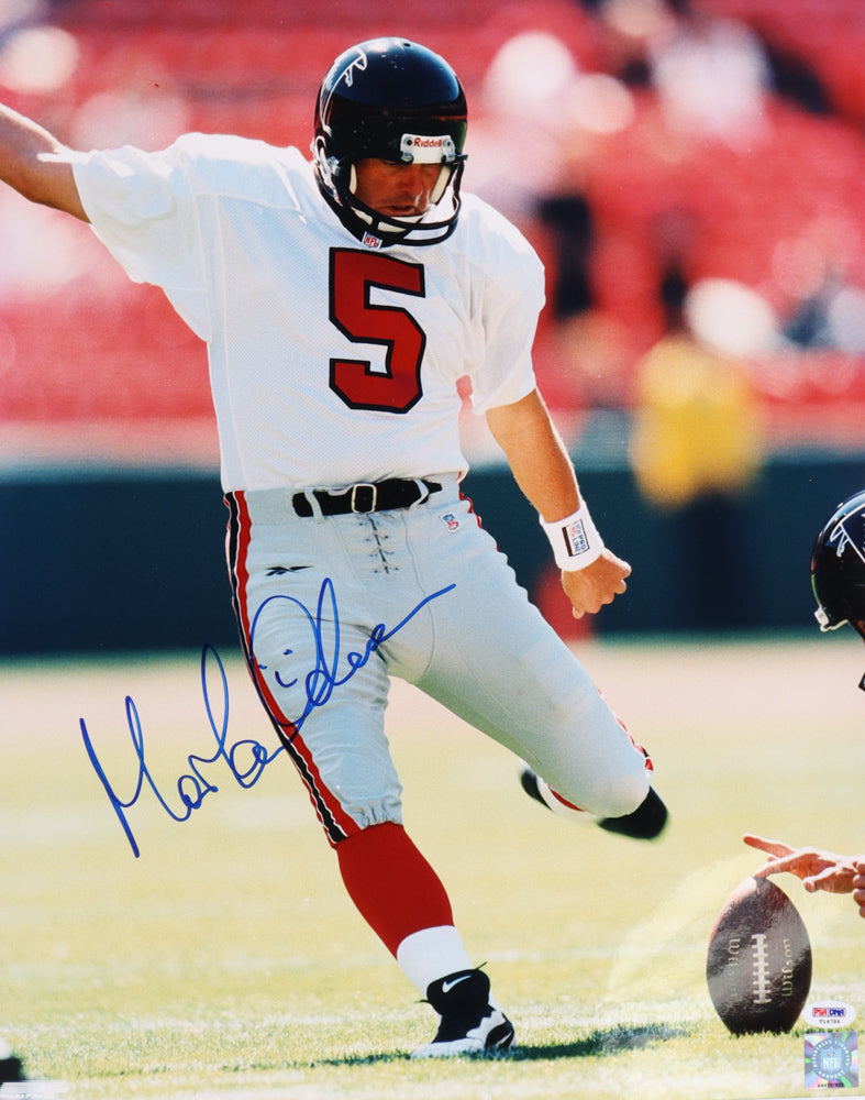 Morten Anderson Signed Falcons 16x20 Photo (PSA)