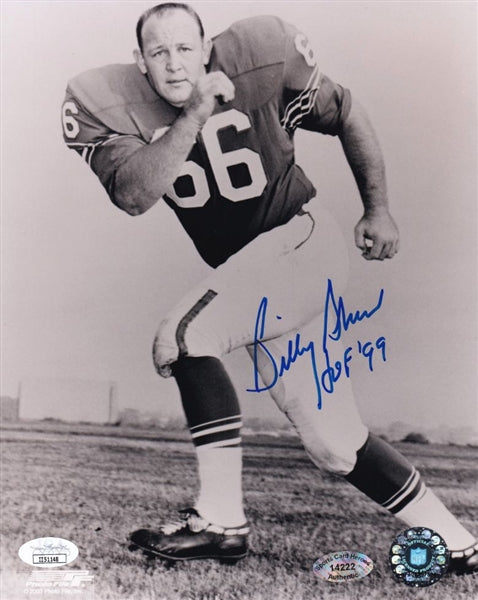 Billy Shaw "HOF 99" Signed (JSA COA) Buffalo Bills 8x10 Photo