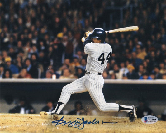 Reggie Jackson Signed New York Yankees 8x10 Photo (BAS)