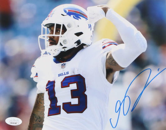 Gabriel Davis Signed Bills 8x10 Photo (JSA)