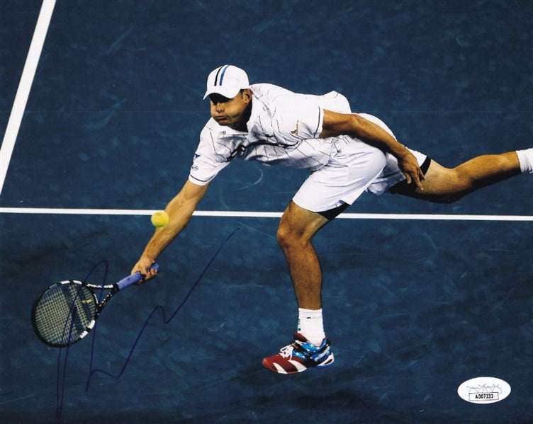 Andy Roddick Signed 8x10 Photo (JSA COA)