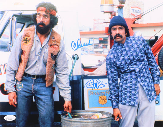 Tommy Chong & Cheech Marin Signed (JSA) "Up in Smoke" 11x14 Photo - Anthony "Man" Stoner & Pedro De Pacas