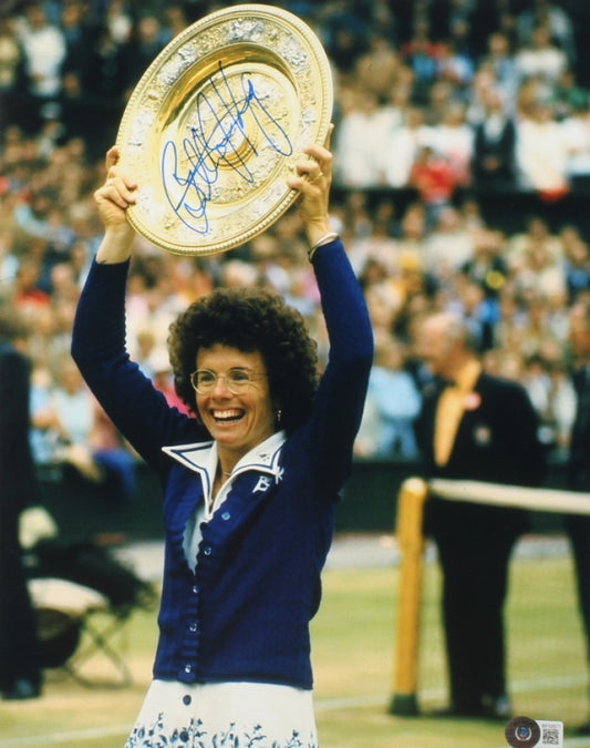 Billie Jean King Signed 11x14 Photo (Beckett)