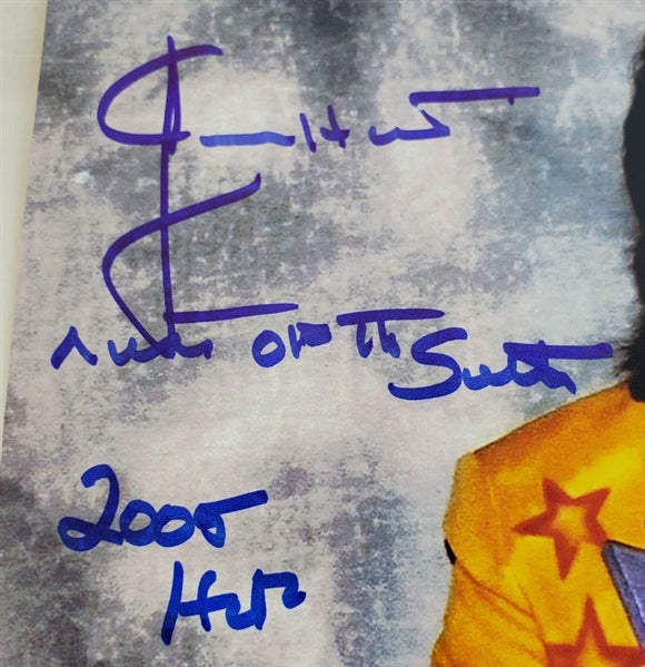 Jimmy Hart "Mouth of the South" & "2005 HOF" Signed (JSA COA) WWE 8x10 Photo